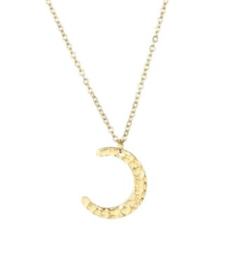 collier ras du cou lune